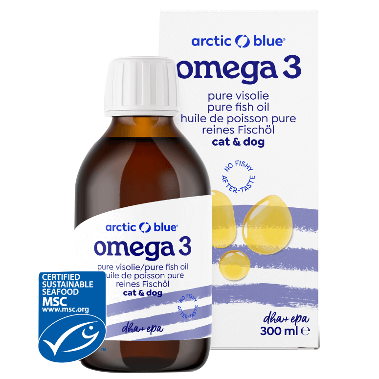 Arctic Blue Huile de Poisson pour Animaux DHA et EPA - 300ml