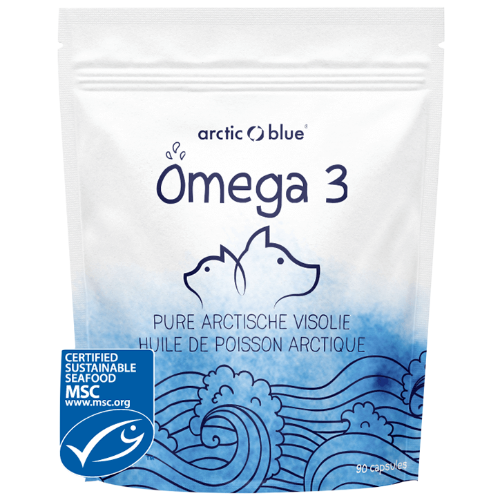 Arctic Blue Huile de Poisson pour Animaux DHA et EPA - 90 capsules