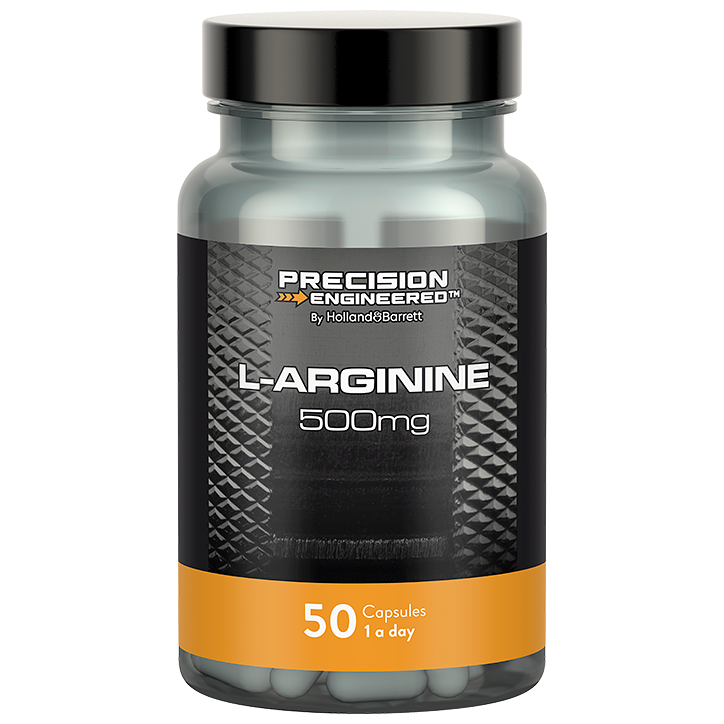 Precision Engineered L-Arginine 500mg - 50 capsules