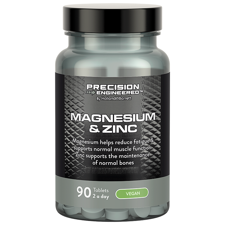 Precision Engineered Magnésium & Zinc Vegan - 90 comprimés