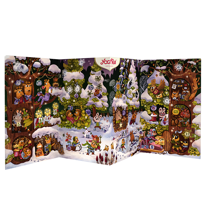 Yogi Tea Calendrier de l'Avent Joyeux Noël 2024 - 23 sachets de thé