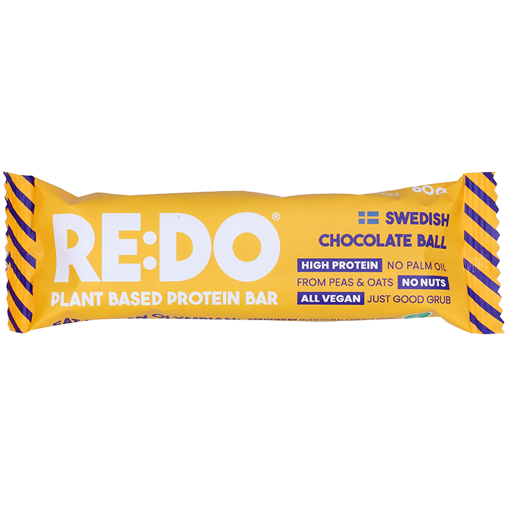 RE:DO Barre Protéinée Boule de Chocolat Suédoise Vegan - 60g