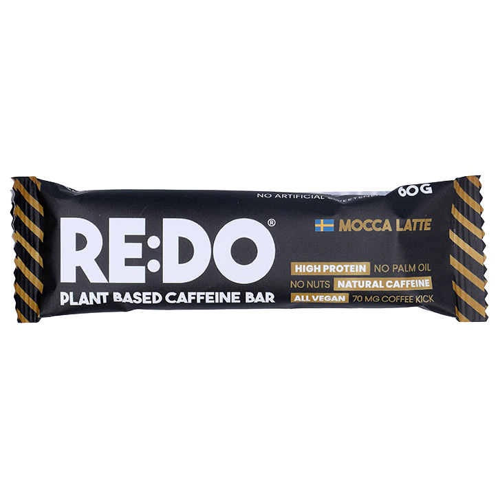 RE:DO Barre Protéinée Moka Latte (+ Caféine) Vegan - 60g