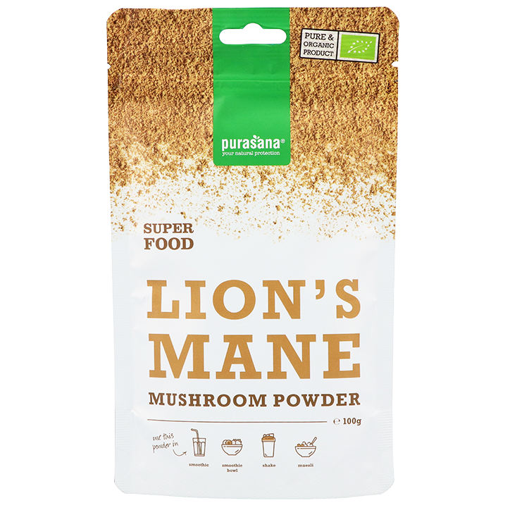 Purasana Superfood Poudre de Lion's Mane Bio - 100g
