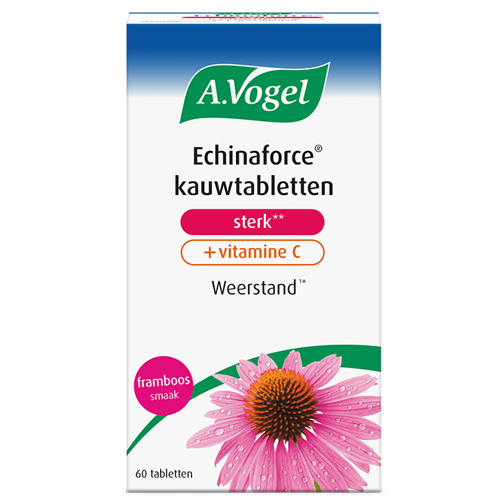 A.Vogel Echinaforce Sterk Met Vitamine C - 60 kauwtabletten