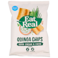 Eat Real Chips de quinoa crème sure et ciboulette 30 g