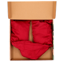 Afbeelding 4 voor Kersenpitkussen Cervico Rood - 13 x 55cm