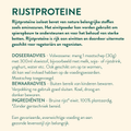 Afbeelding 2 voor Premium Rijstproteïne Poeder - 500g