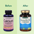 Afbeelding 4 voor Vitamine K2, D3 + Calcium - 120 tabletten