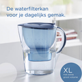 Afbeelding 2 voor BRITA Waterfilterkan Marella XL Blauw - 3,5L - Incl. Maxtra Pro waterfilter