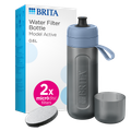Afbeelding 1 voor Waterfilterfles Active Donkerblauw incl. 2 filters - 600ml