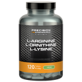 Afbeelding 1 voor L-Arginine, L-Ornithine & L-Lysine - 120 tabletten