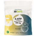 Afbeelding 1 voor 30DAYS 5-HTP 150mg Uit 500mg Griffonia Simplicifolia - 30 capsules