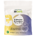 Afbeelding 1 voor 30DAYS D-Mannose 200mg & Cranberry 300mg - 30 tabletten