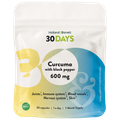 Afbeelding 1 voor 30DAYS Kurkuma Met Zwarte Peper 600mg - 30 capsules