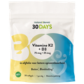 Afbeelding 1 voor 30DAYS Vitamine K2 + D3 – 30 softgels