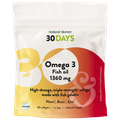 Afbeelding 1 voor 30DAYS Omega 3 1360 mg – 30 softgels