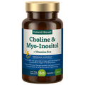 Afbeelding 1 voor Choline & Myo-Inositol + Vitamine B12 - 60 capsules