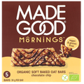 Afbeelding 1 voor MadeGood Mornings Chocolate Chip Oat Bars - 5x30g