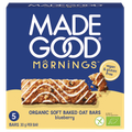 Afbeelding 1 voor MadeGood Mornings Blueberry Oat Bars - 5x30g
