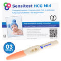 Afbeelding 2 voor HCG Midstream Hoge Gevoeligheid Zwangerschapstest - 3 stuks