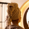 Afbeelding 5 voor Veganboost Hair Towel Sandstone