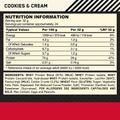 Afbeelding 3 voor Gold Standard 100% Whey Cookies & Cream - 768g