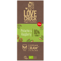 Afbeelding 1 voor Lovechock Pistachio & Raspberry 80% Cacao - 70g