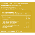 Afbeelding 3 voor Organic Apple Cider Vinegar Pure - 500ml