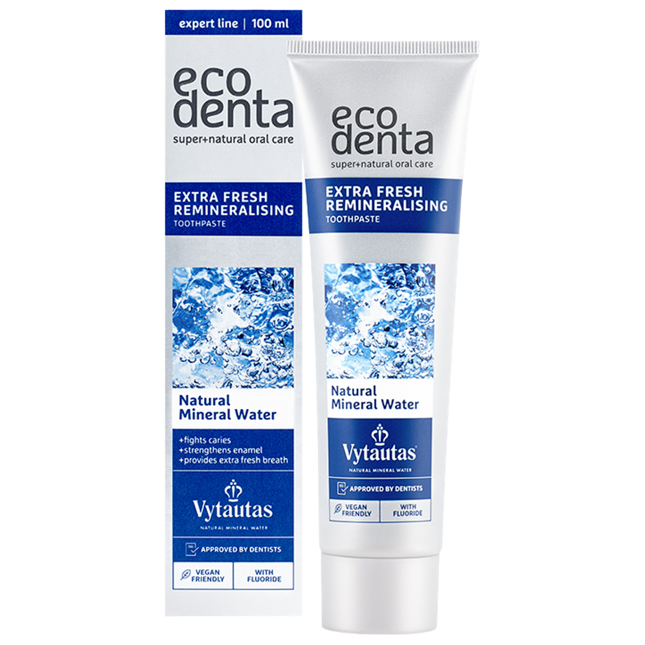 Ecodenta Tandpasta Extra Fresh Active Minerals - 100ml