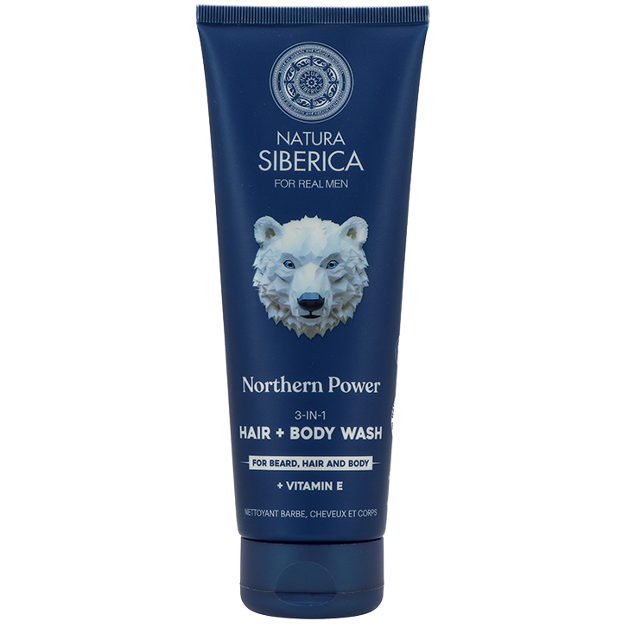 Natura Siberica Men Northern Power 3-in-1 Hair + Body Wash - 200ml