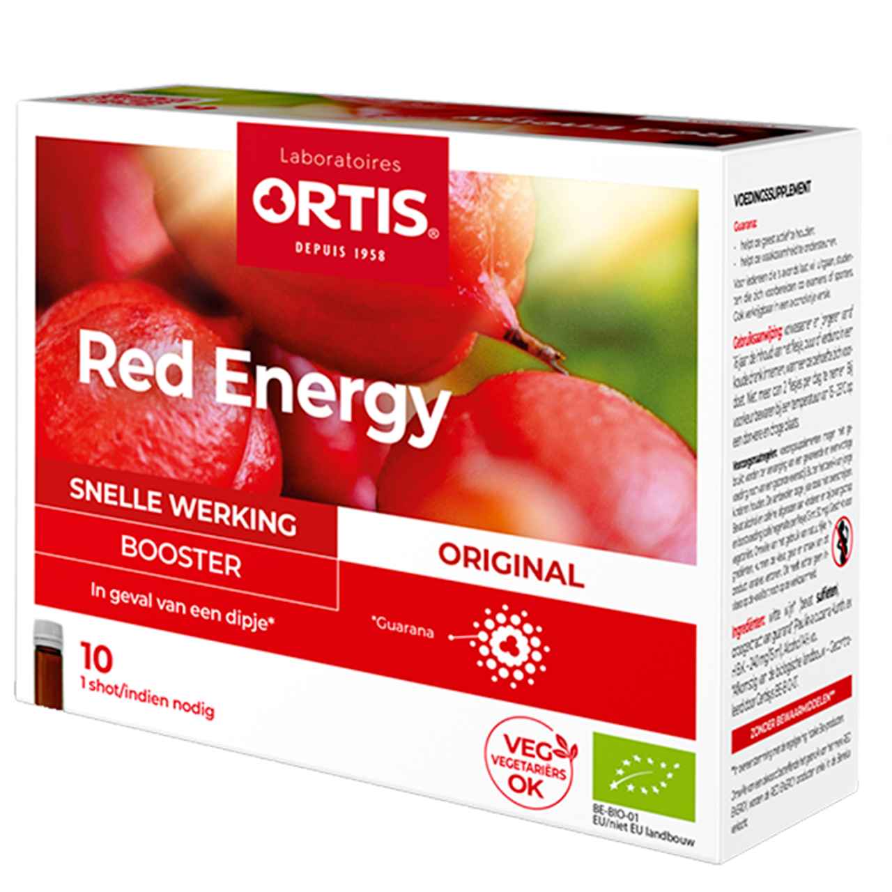 Ortis Red Energy Original Vloeibaar Bio