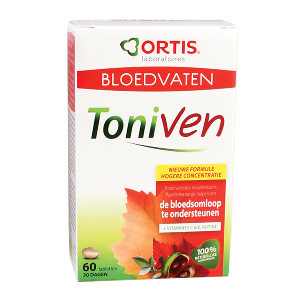 Ortis ToniVen Bloedsomloop (60 Tabletten)