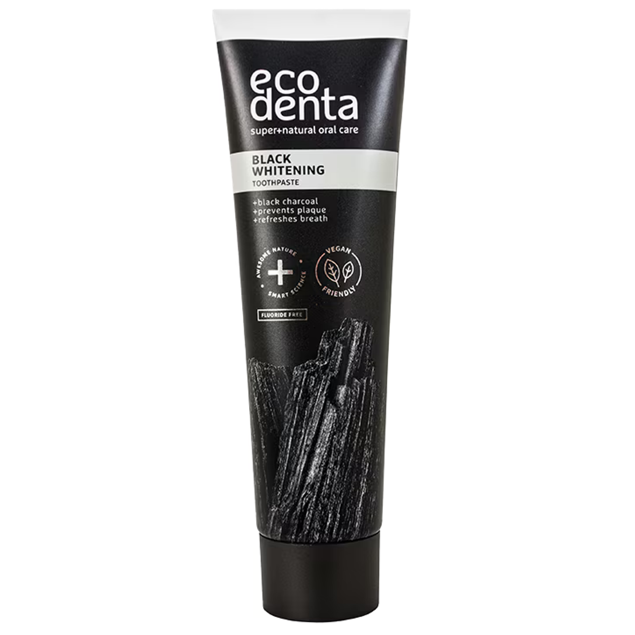 Ecodenta Black Whitening Tandpasta Houtskool - 100ml