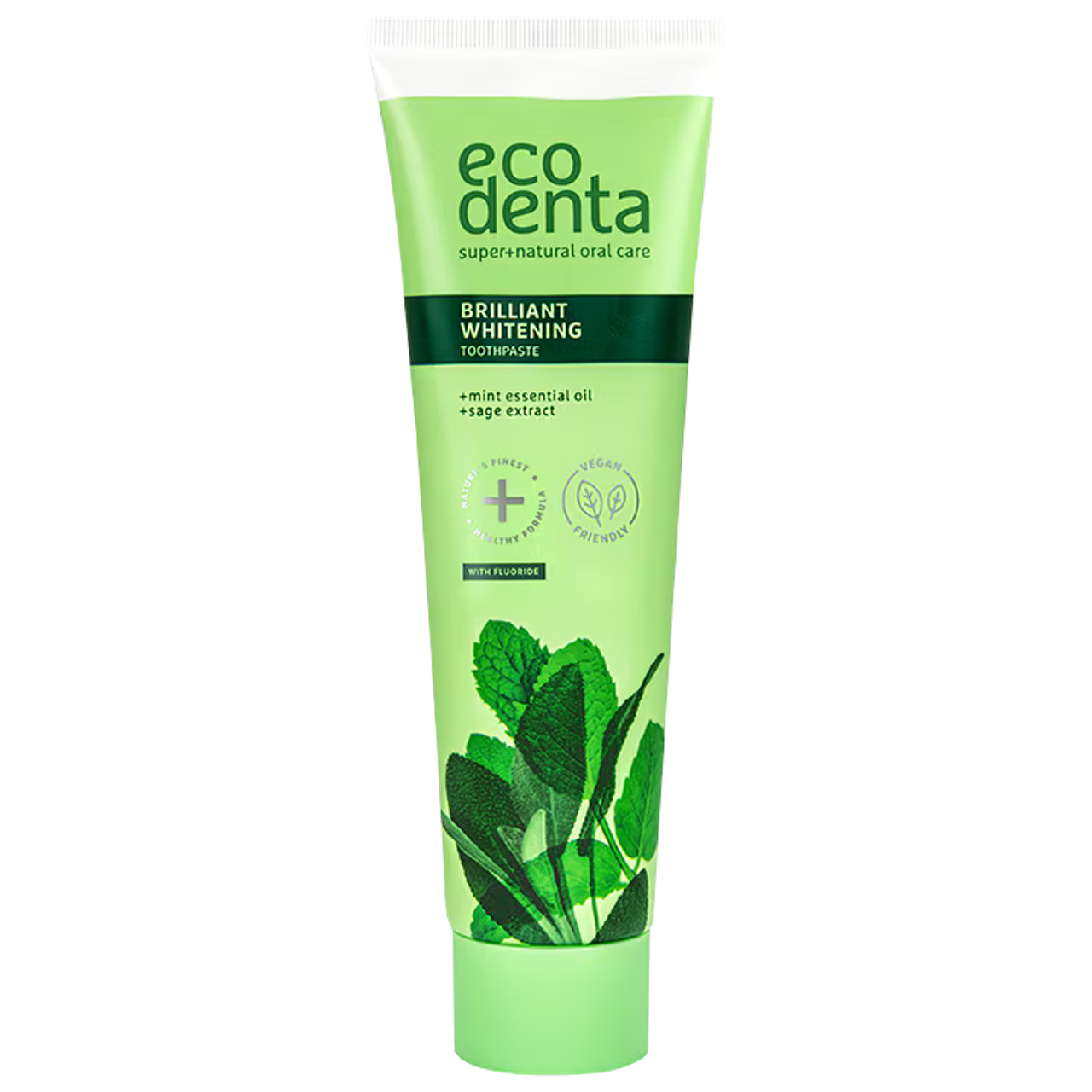 Ecodenta Brilliant Whitening Tandpasta Munt & Salie - 100ml