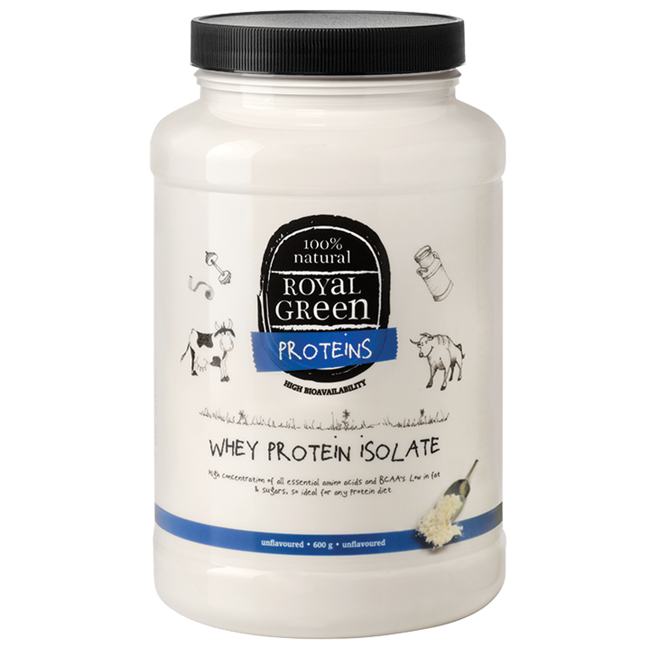 Royal Green Whey Protein Isolate - 600g