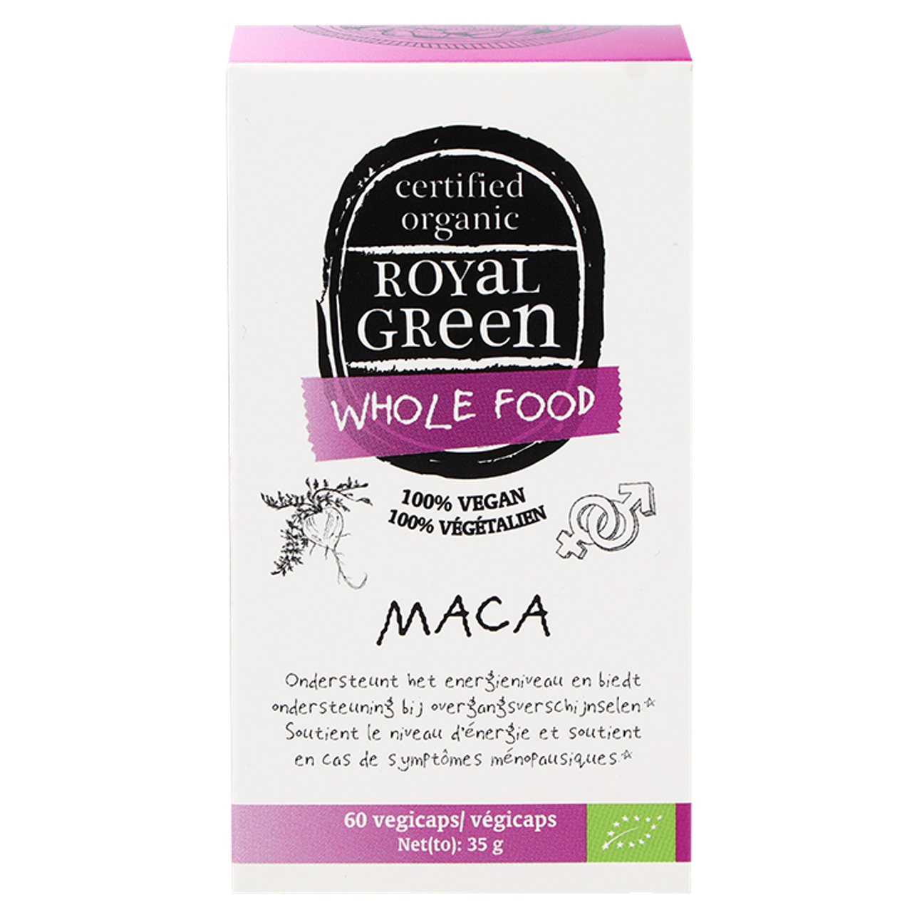 Royal Green Maca Bio - 60 capsules
