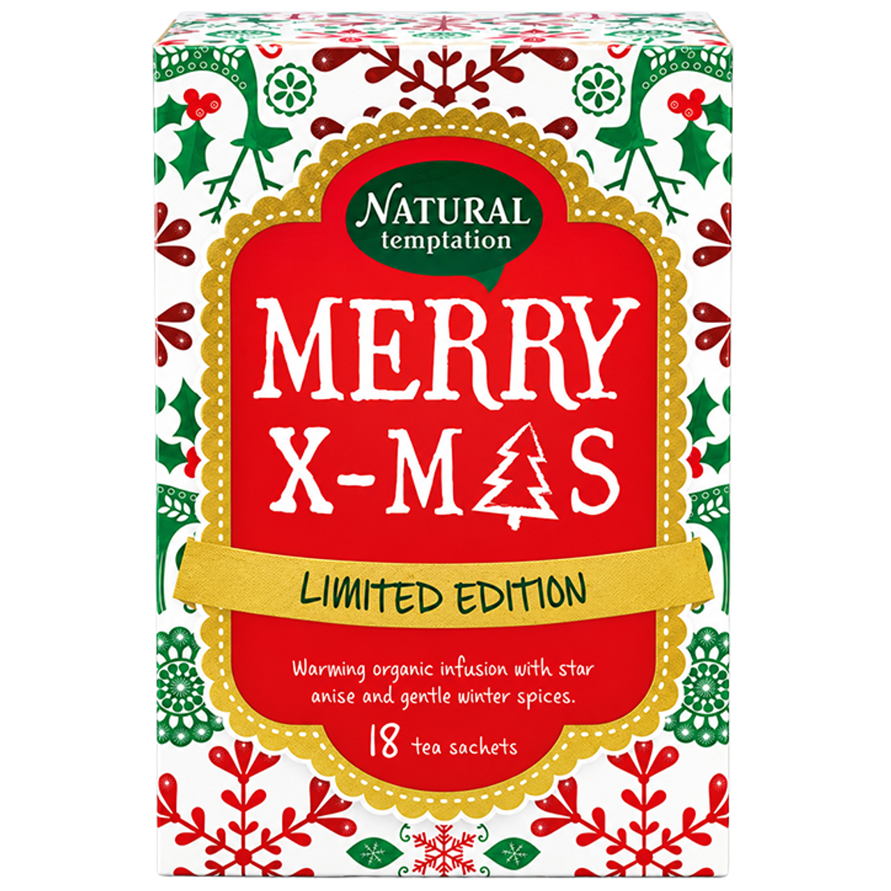 Natural Temptation Merry X-Mas Limited Edition - 18 theezakjes