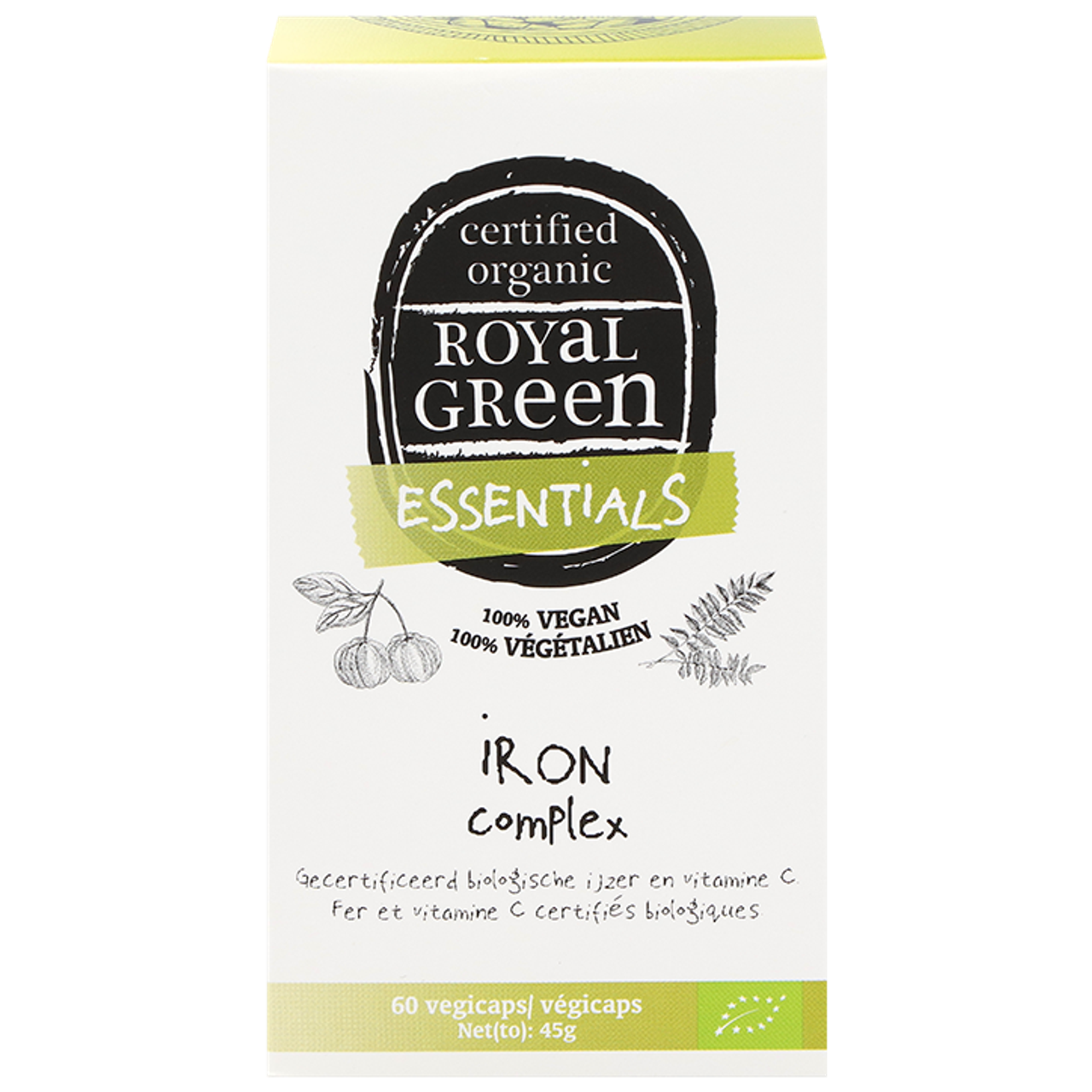 Royal Green Iron Complex Bio - 60 capsules