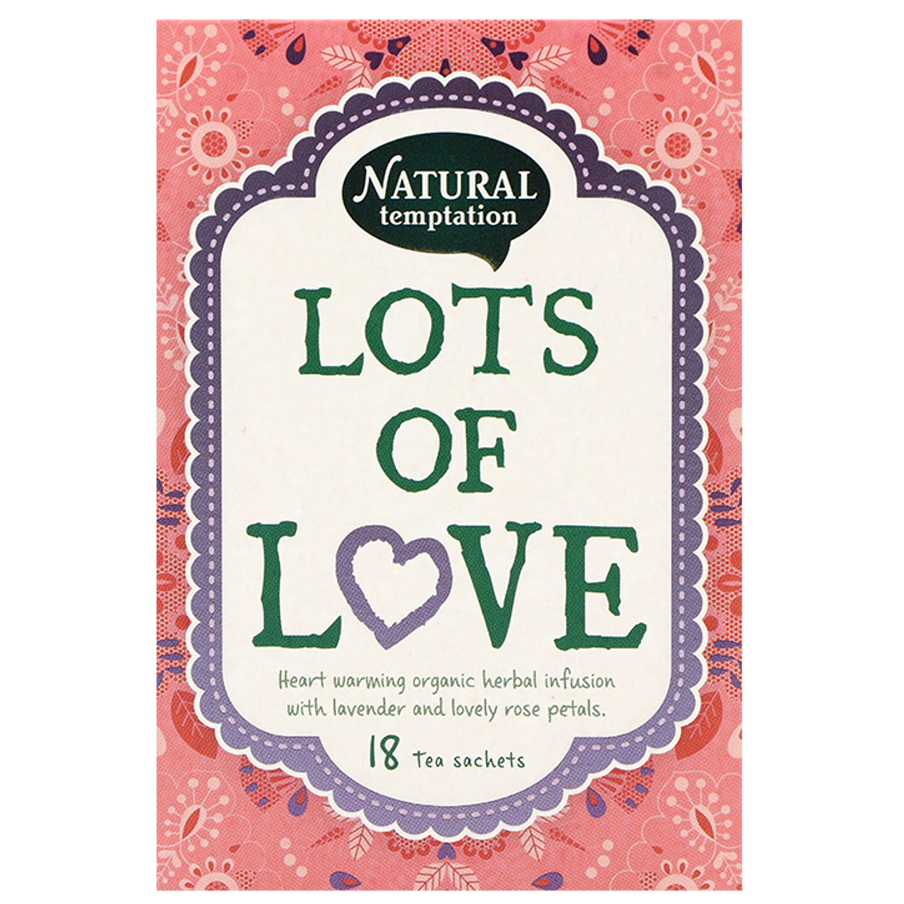 Natural Temptation Lots Of Love BIO - 18 theezakjes