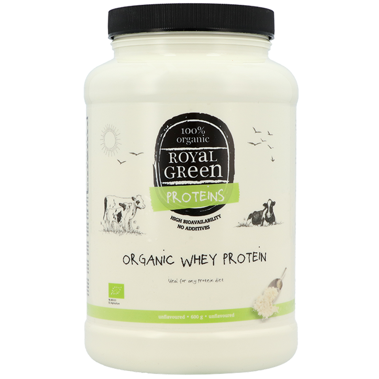 Royal Green Organic Whey Protein BIO - 600g