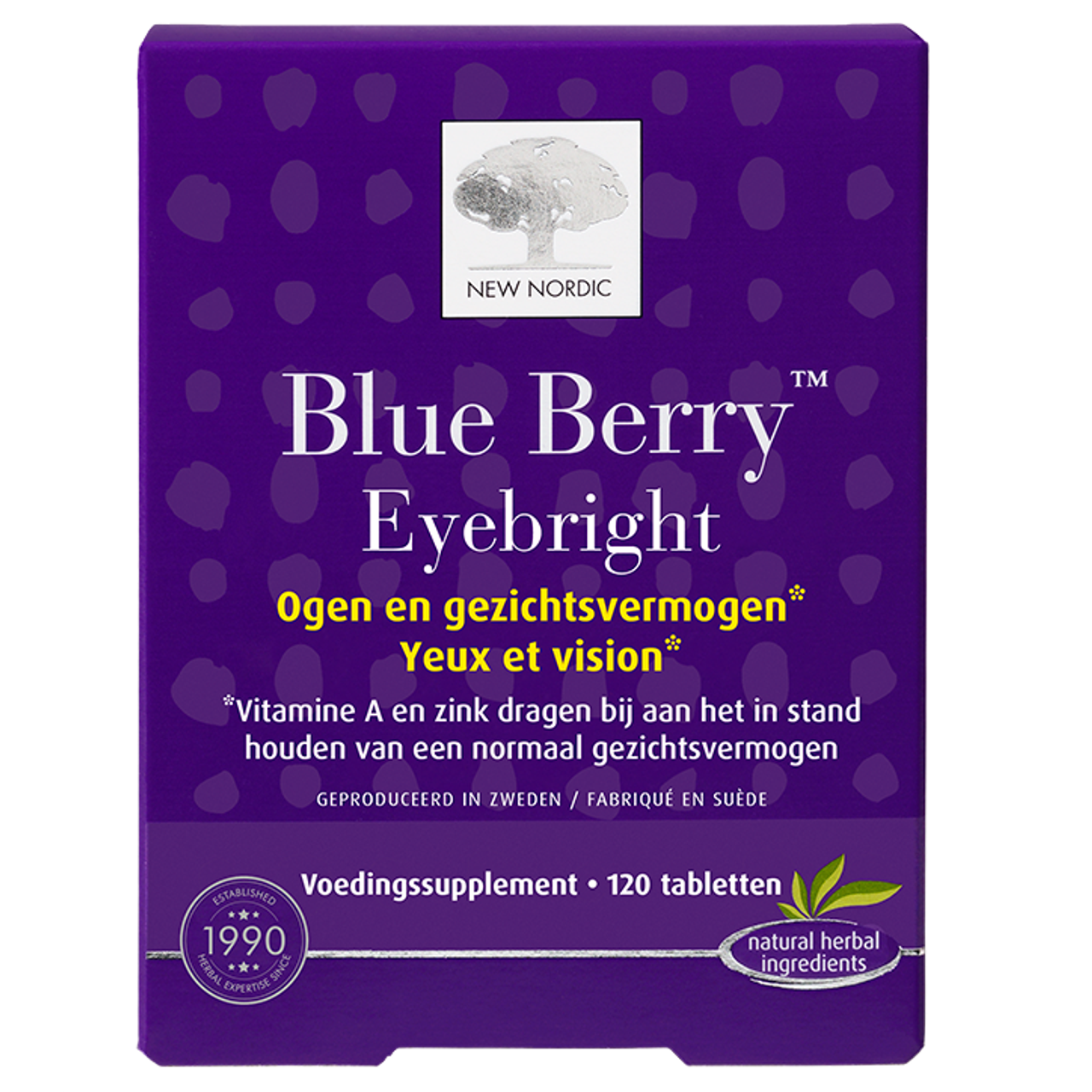 New Nordic Blue Berry Eyebright (120 Tabletten)