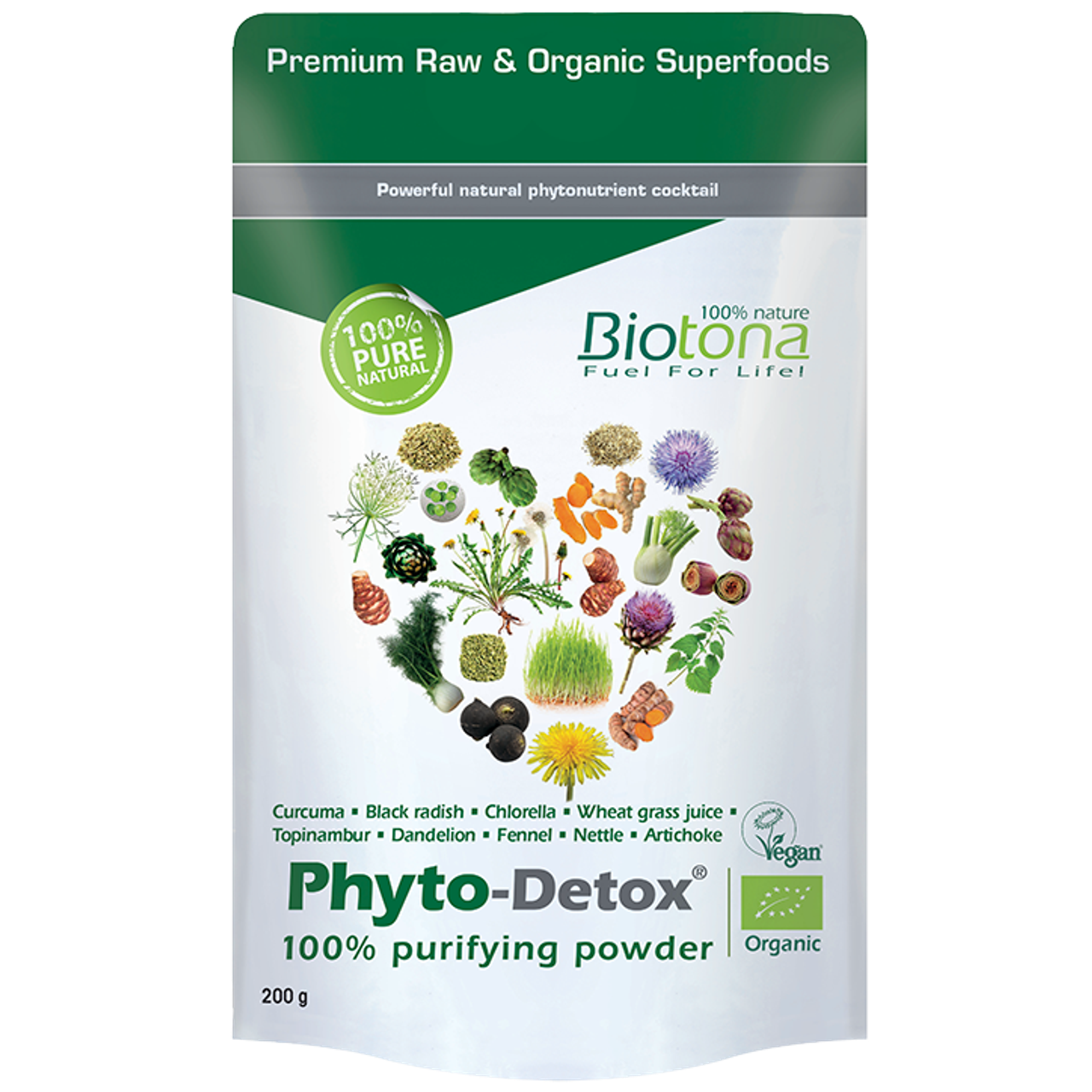 Biotona Phyto-Detox Poeder BIO - 200g
