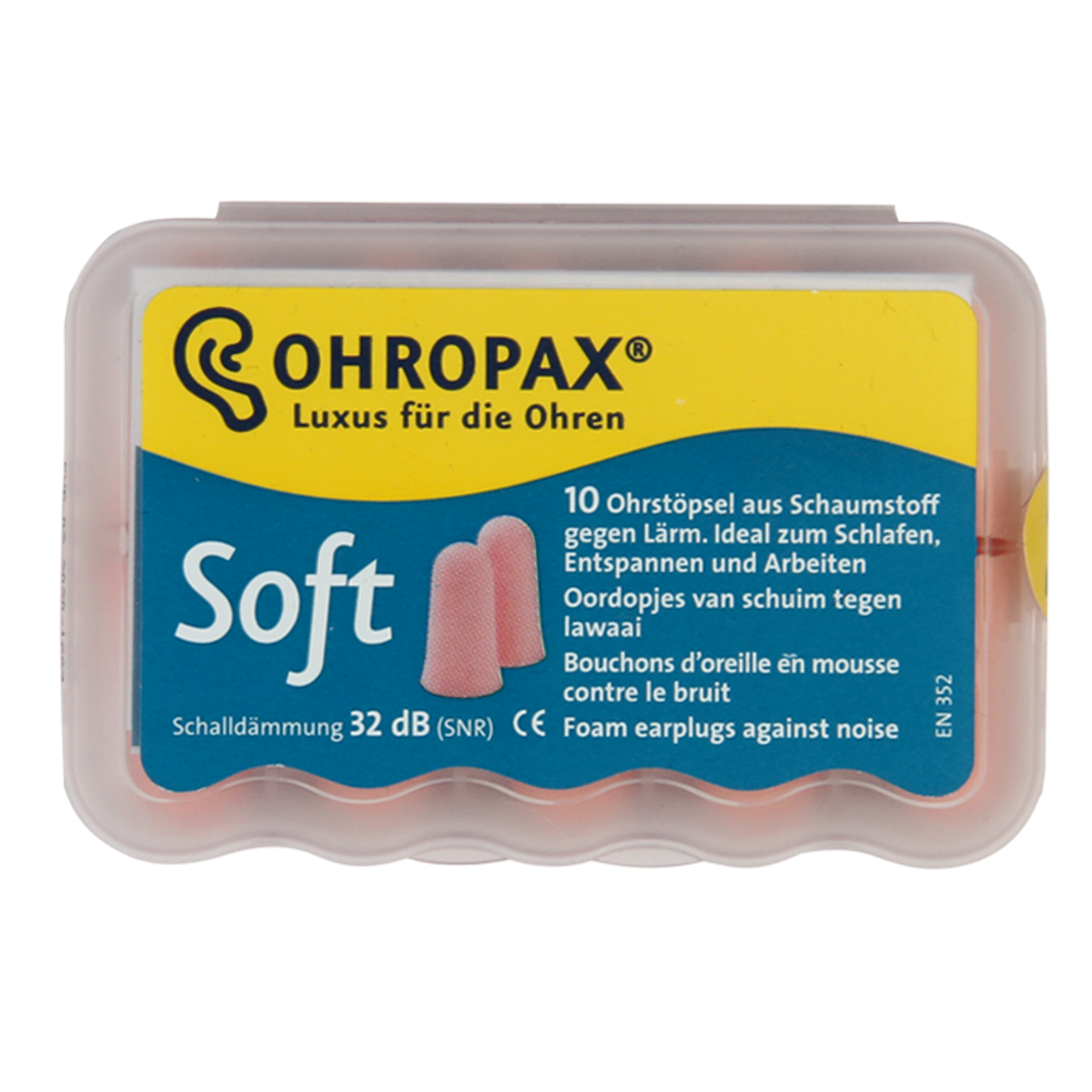 OHROPAX®️ Soft Oordopjes - 10 stuks