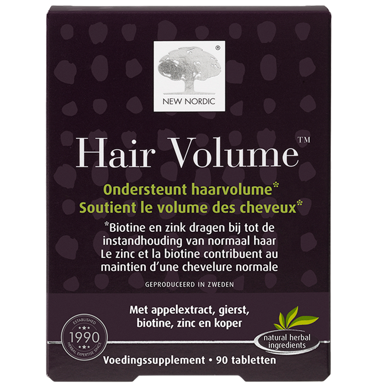 New Nordic Hair Volume - 90 tabletten