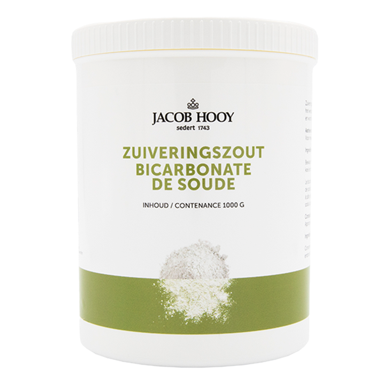 Jacob Hooy Zuiveringszout / Baking Soda - 1kg