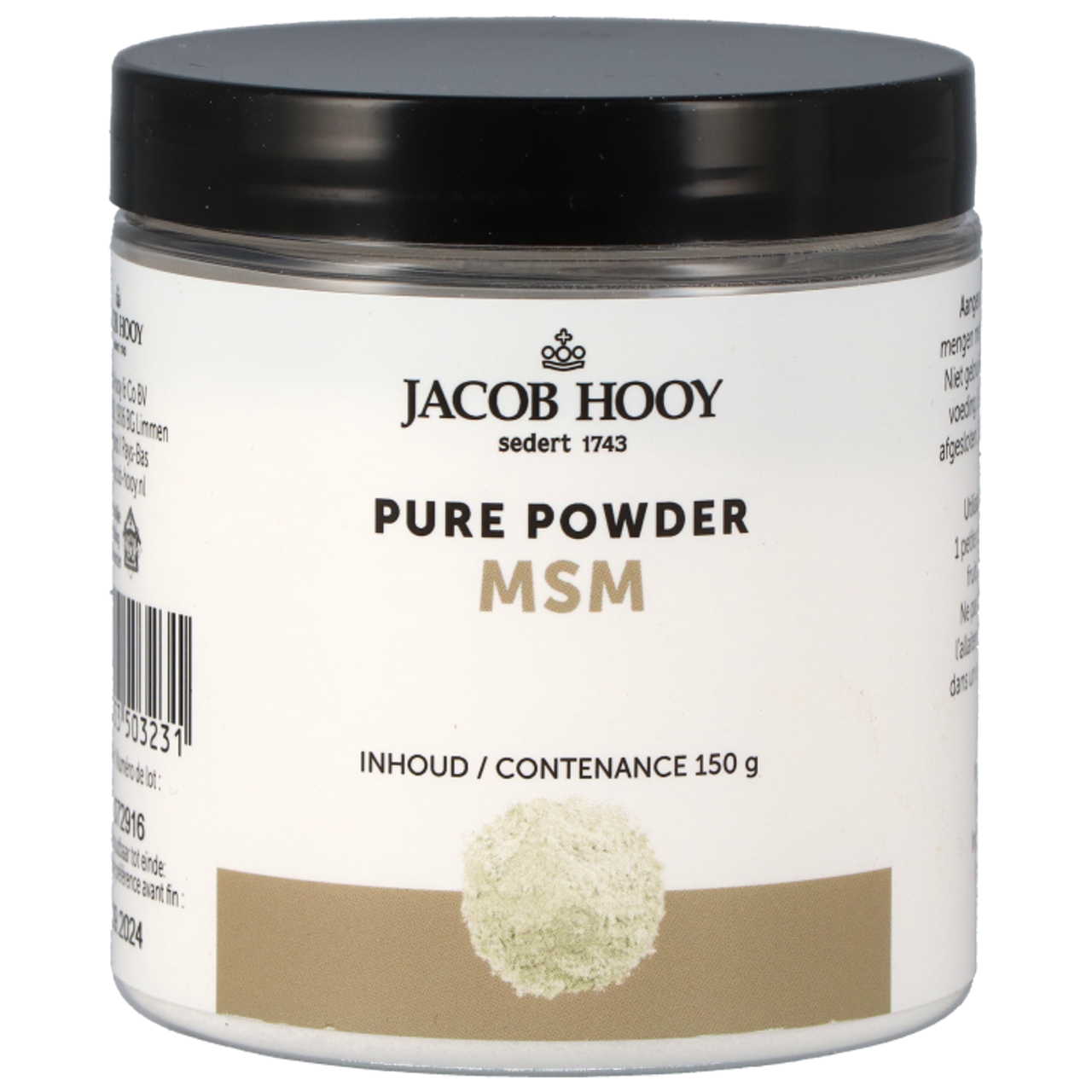 Jacob Hooy MSM Poeder (150gr)