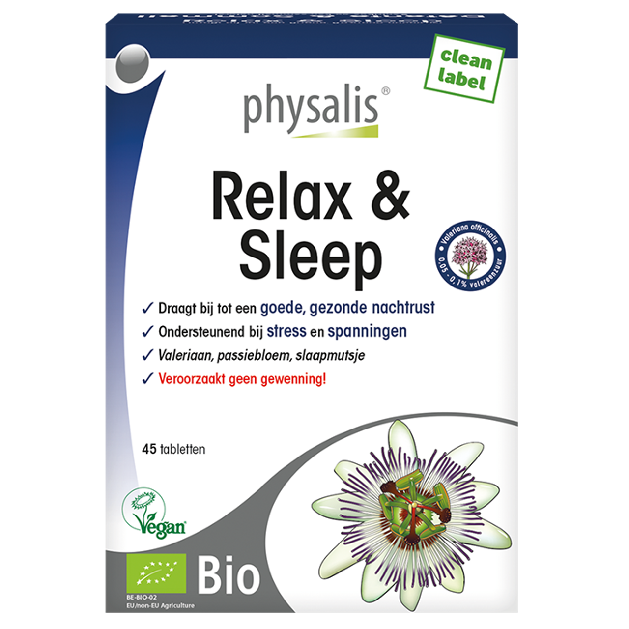 Physalis Relax & Sleep Bio (45 Tabletten)