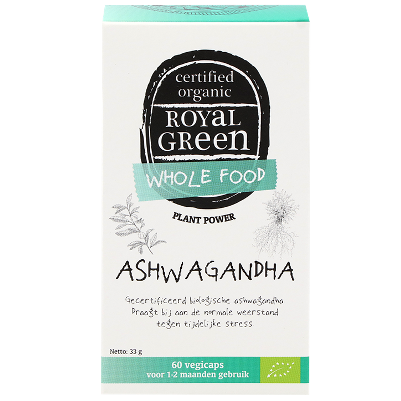 Royal Green Ashwagandha Bio - 60 capsules