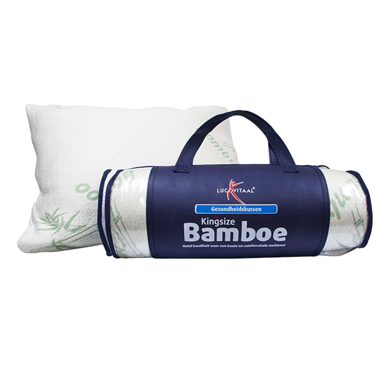 Lucovitaal Kingsize Bamboe Kussen
